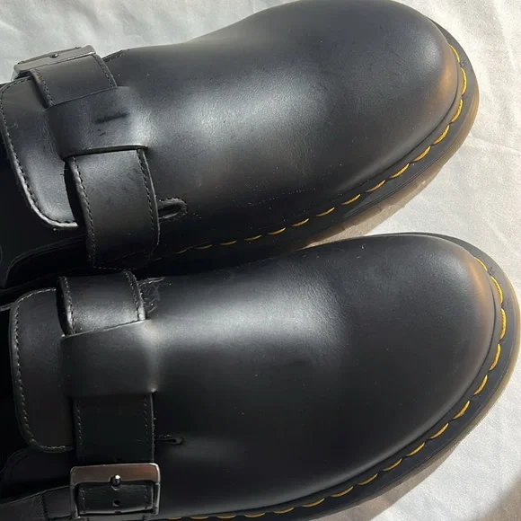 NWOB $130 Dr. Martens Jorge II Black Leather Slip-on. - Picture 6 of 10